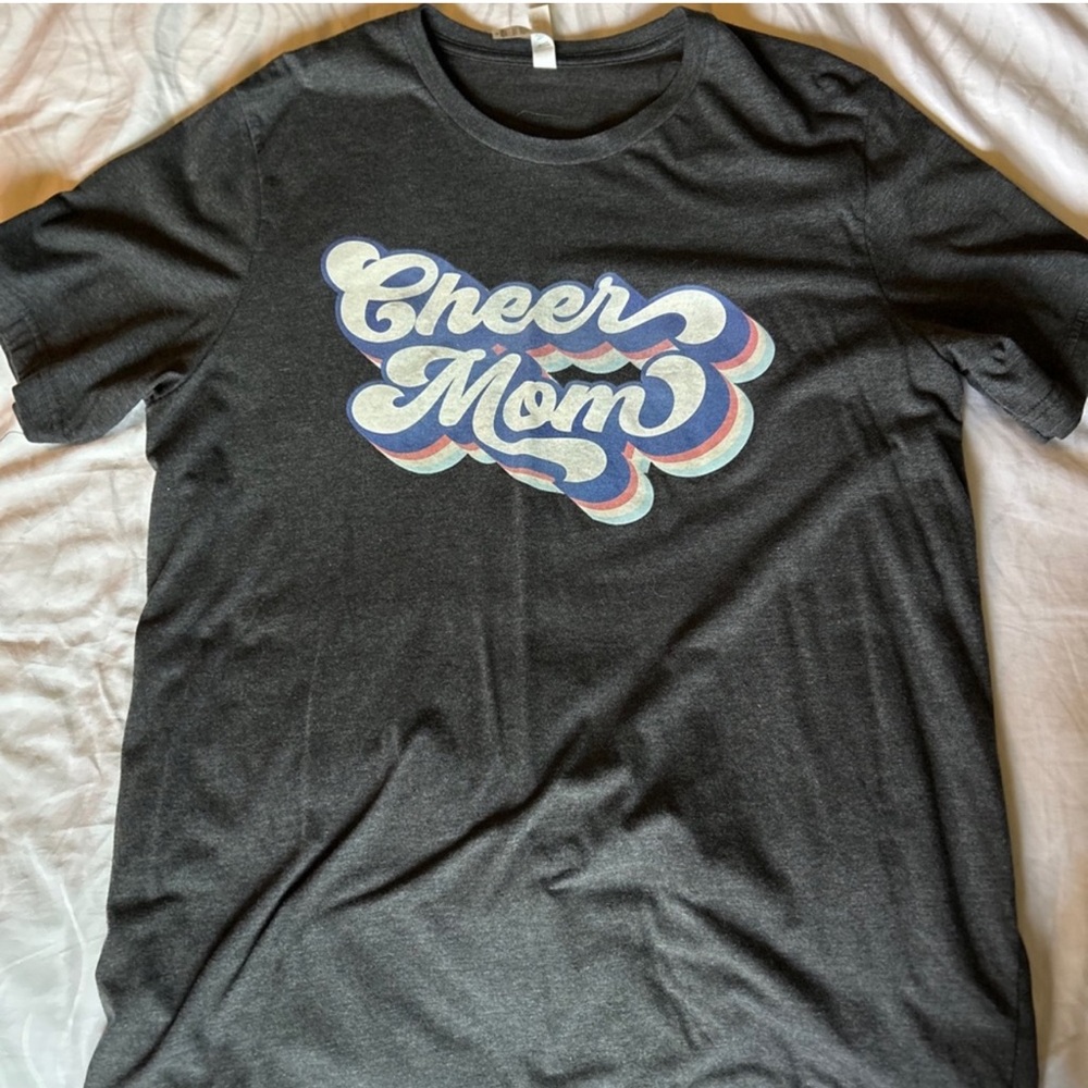 Grey Cheer Mom Shirt